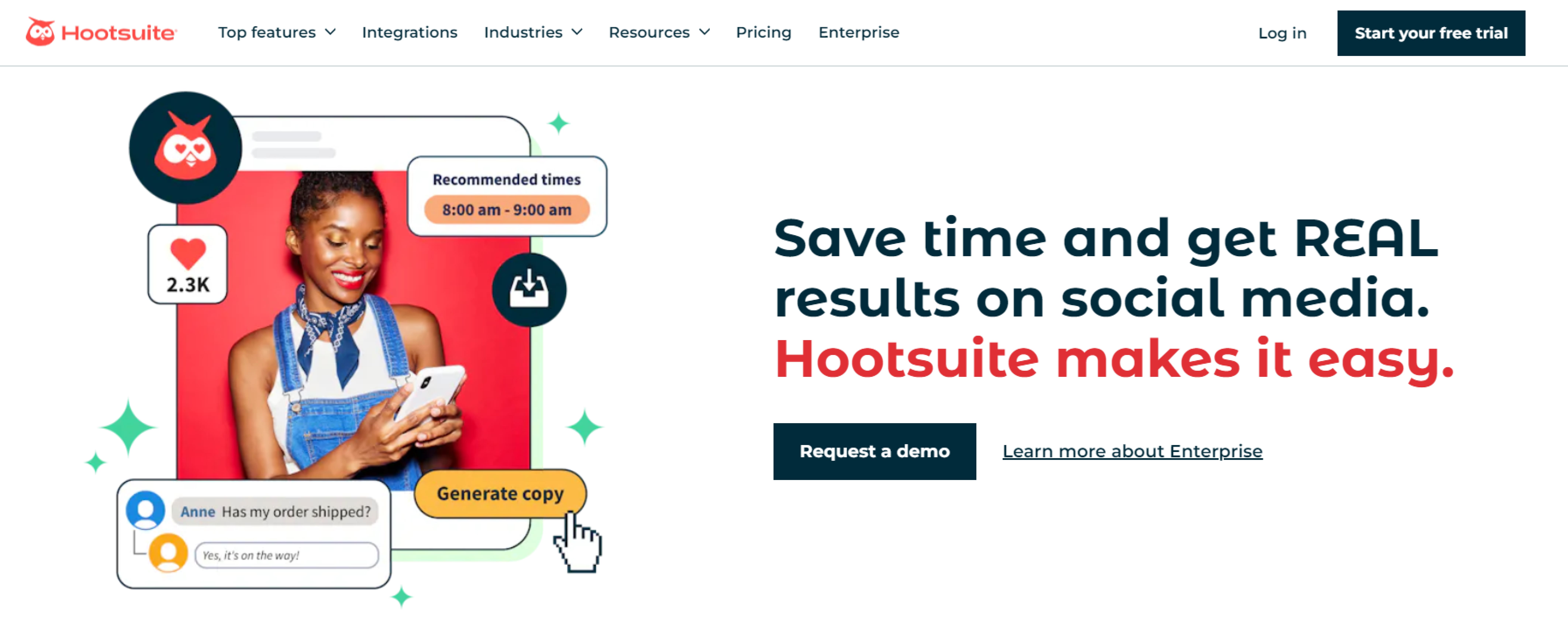 Hootsuite is a great tool for a real estate social media manager