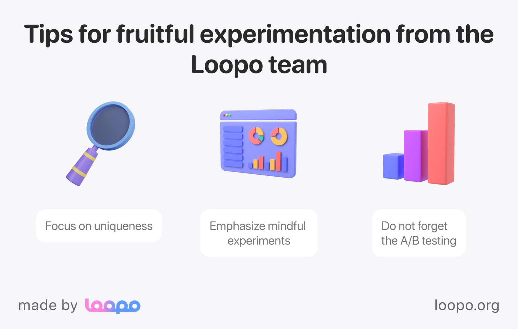 Unique content creation tips from Loopo team