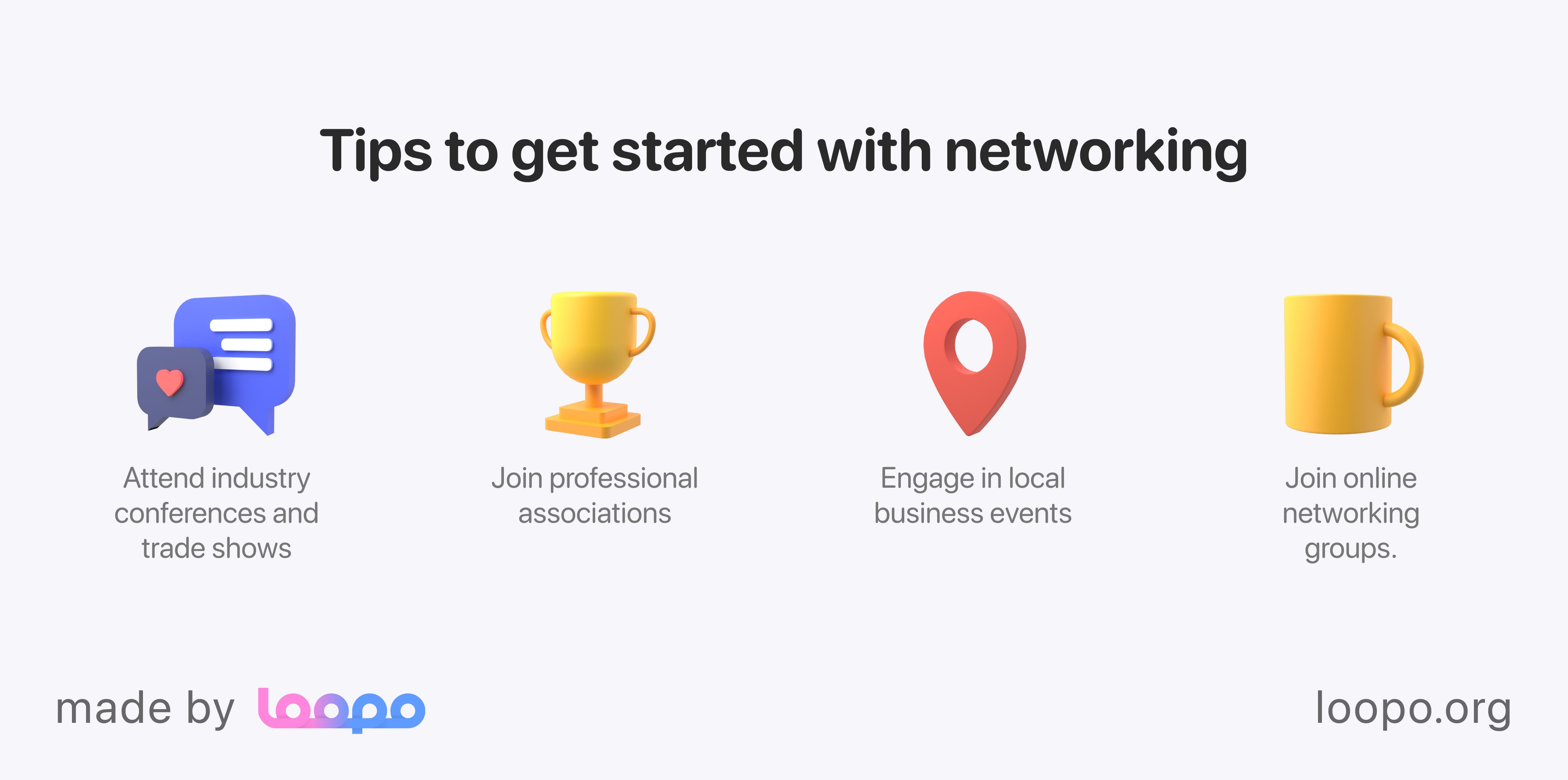 How to get started with networking