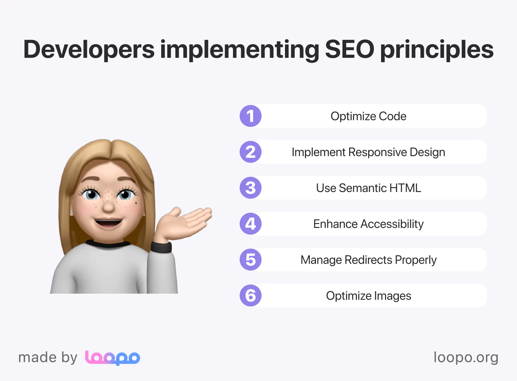 Developers implementing SEO principles