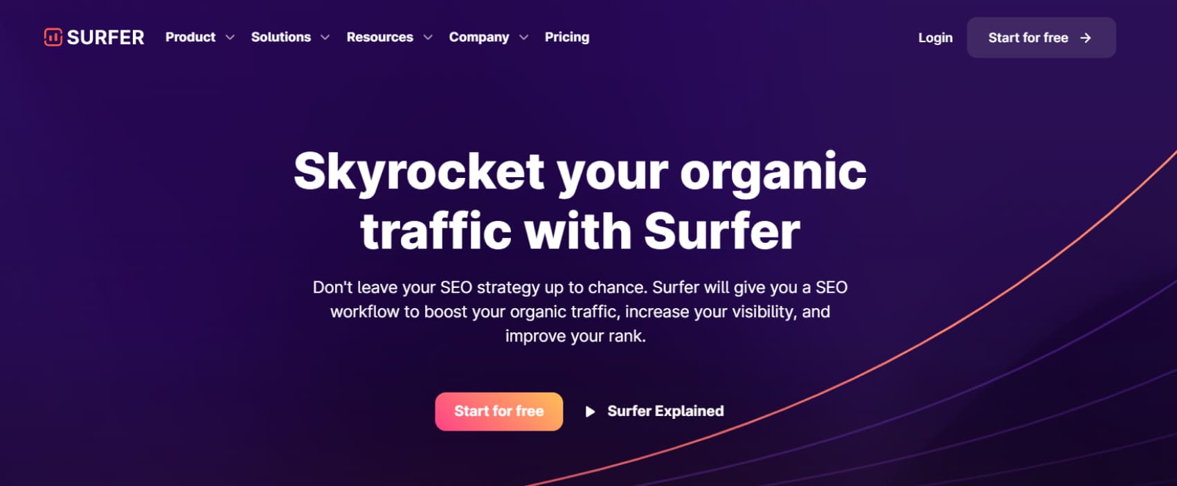 Surfer is one of the top inbound marketing tools