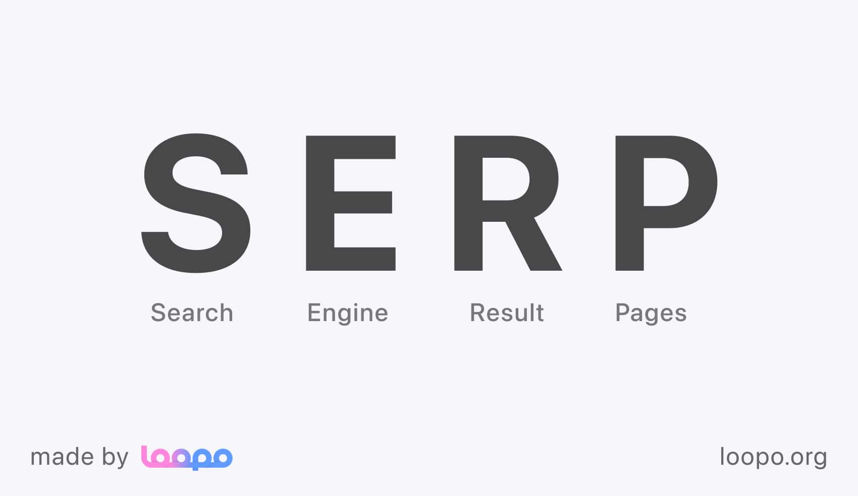 What SERP means